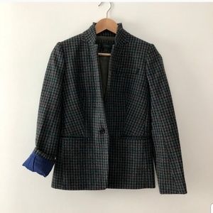 Jcrew houndstooth wool blazer